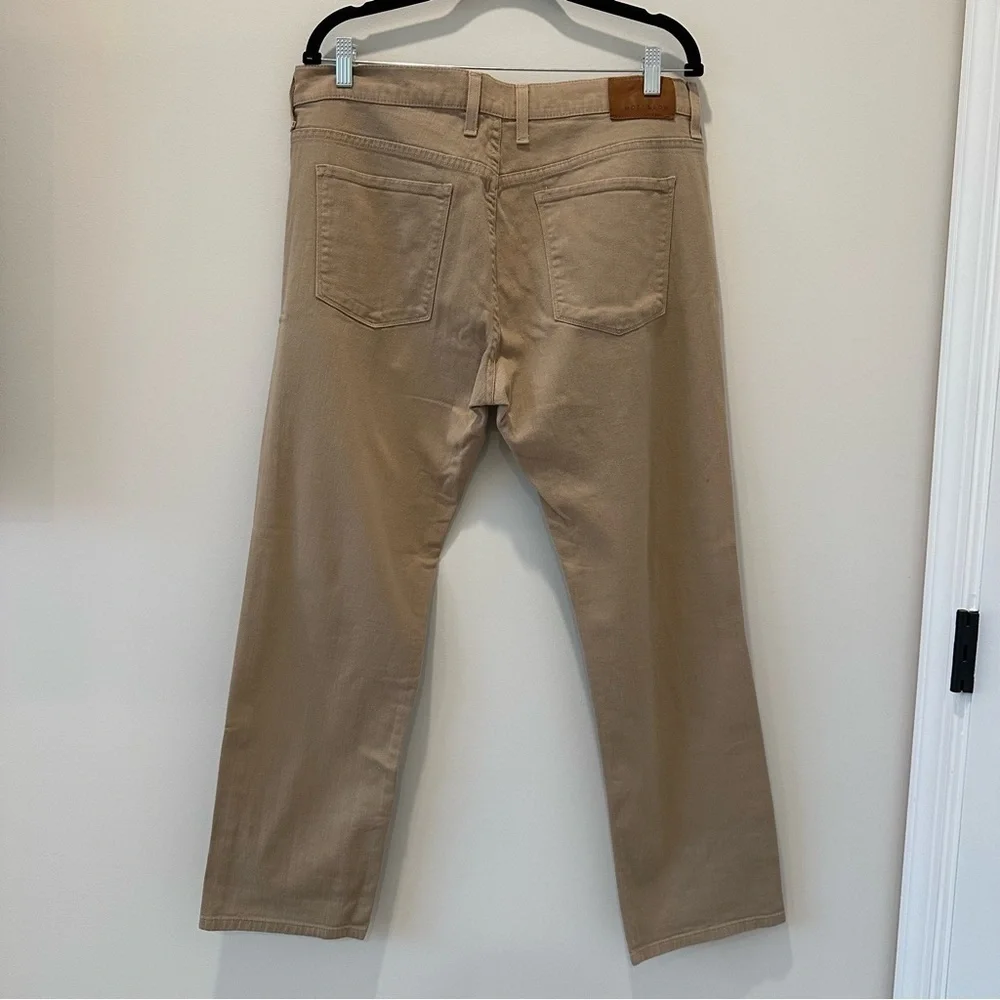 Mott & Bow Men’s Jeans Mercer Khaki Pants Twill Stretch Denim Business Size 36